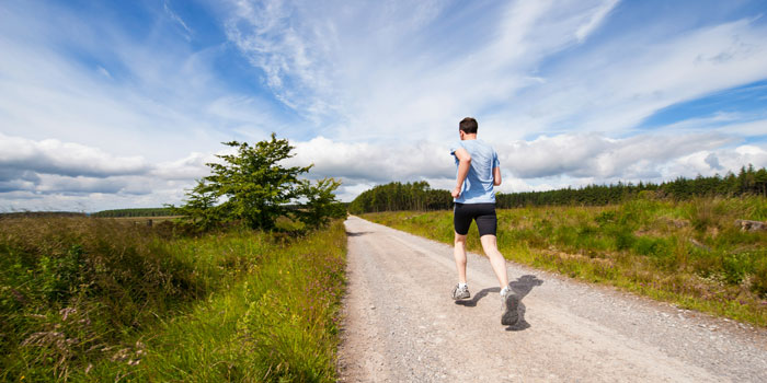 Runner preparing for climbing Kilimanjaro