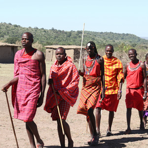 Maasai people in Ngorongoro